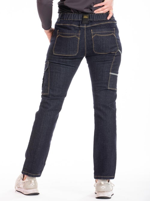 Jeans de travail multi poches stretch brut BETTYA 'Rica Lewis' - Kiabi Jeans de travail multi poches stretch brut BETTYA 'Rica Lewis' - Kiabi