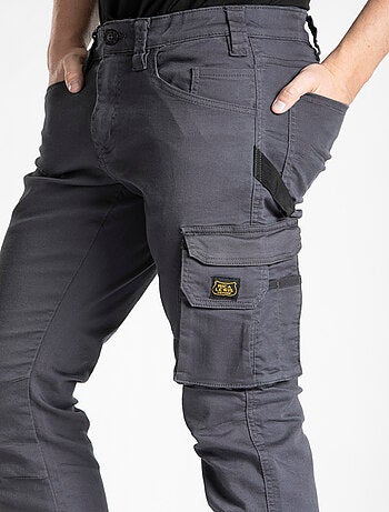 Pantalon de travail bicolore - anthracite/noir - Kiabi - 35.00€