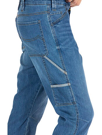 Jeans de travail multipoches denim léger Fibreflex® JOBL