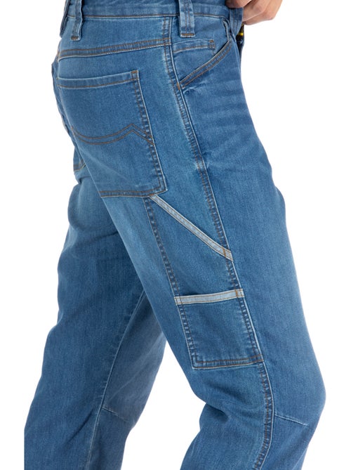 Jeans de travail multipoches denim léger Fibreflex® JOBL - Kiabi