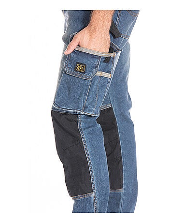 Jeans de travail stretch avec emplacement genouillères JOBPRO 'Rica Lewis'