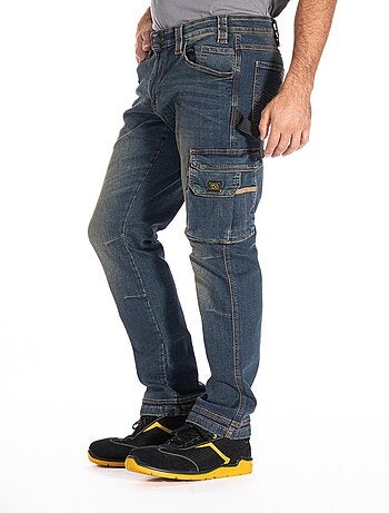 Jeans de travail stretch coupe confort dirty JOBDY 'Rica Lewis'
