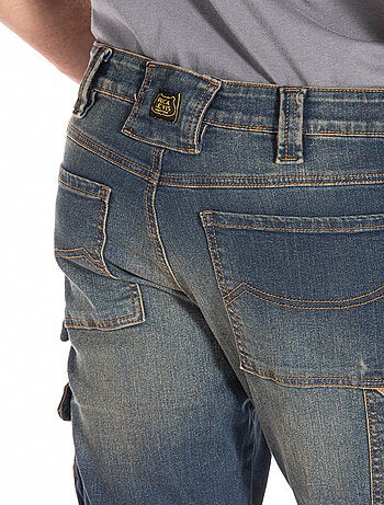 Jeans de travail stretch coupe confort dirty JOBDY 'Rica Lewis'