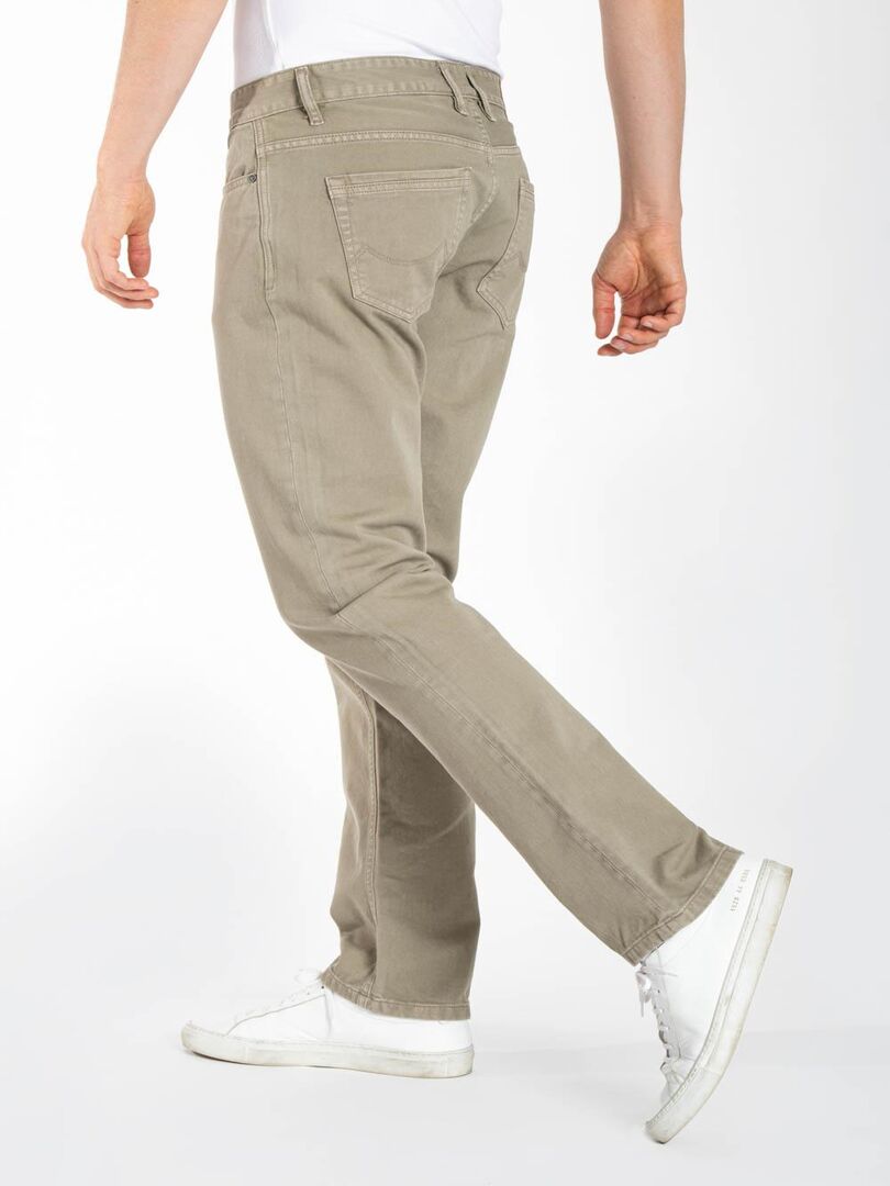 Jeans denim de couleur RL70 coupe confort coton couleur MALACHI Kaki - Kiabi