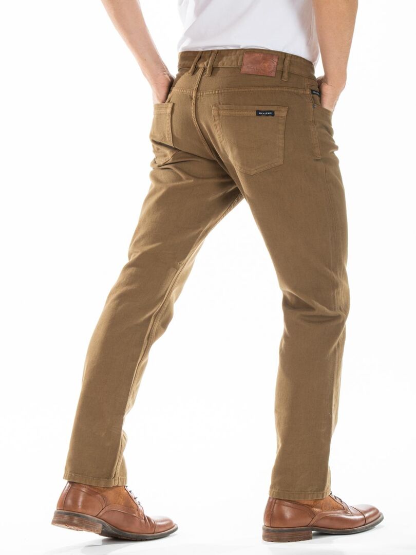 Jeans denim de couleur RL70 coupe confort coton couleur MALACHI Marron cappuccino - Kiabi