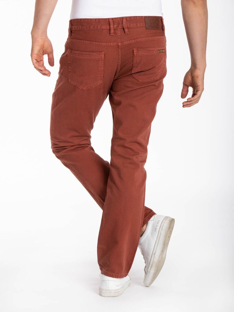 Jeans denim de couleur RL70 coupe confort coton couleur MALACHI Marron havane - Kiabi