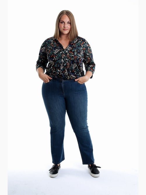 Jeans droit Mia L32 PAPRIKA - Kiabi