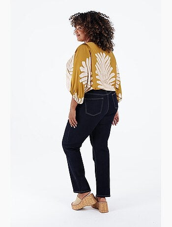 Jeans droit Mia L32 PAPRIKA