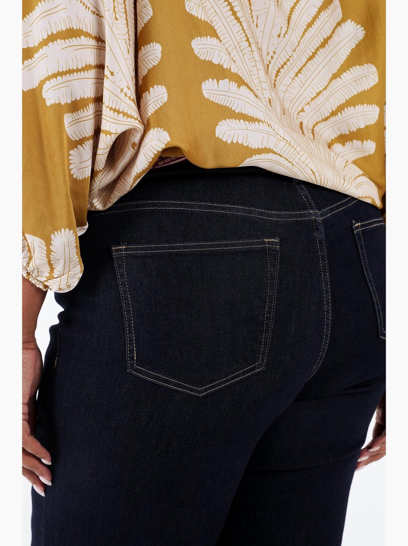 Jeans droit Mia L32 PAPRIKA Noir - Kiabi