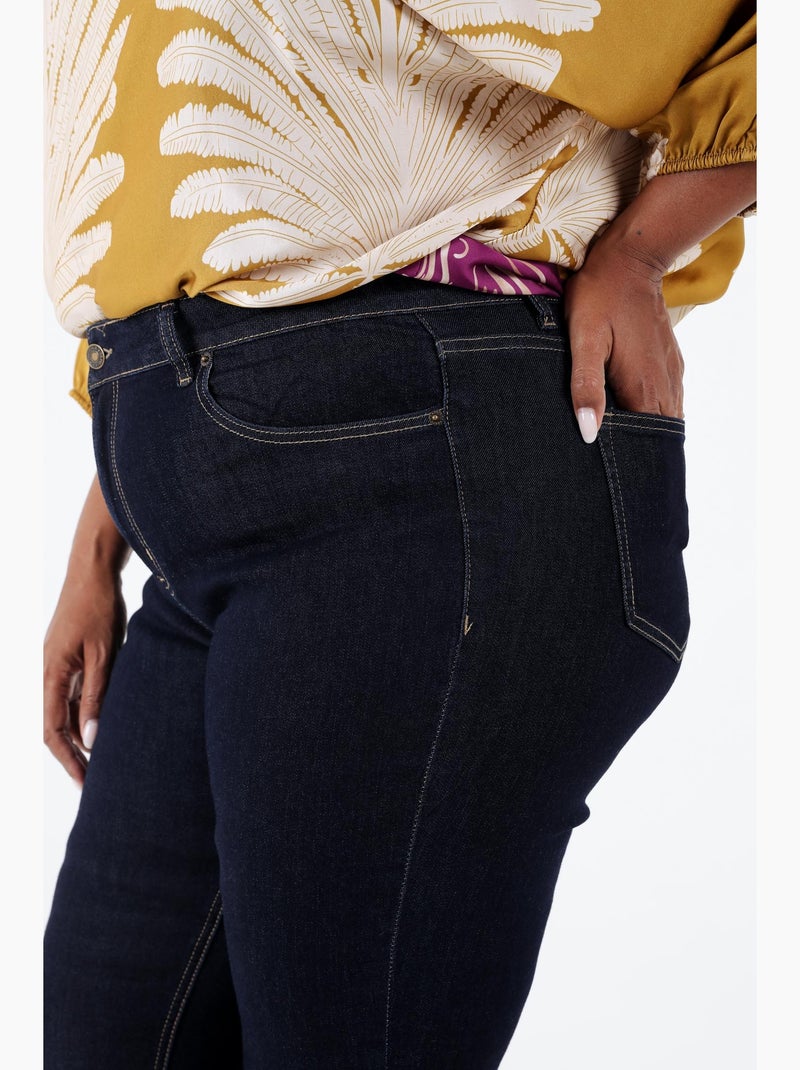 Jeans droit Mia L32 PAPRIKA Noir - Kiabi