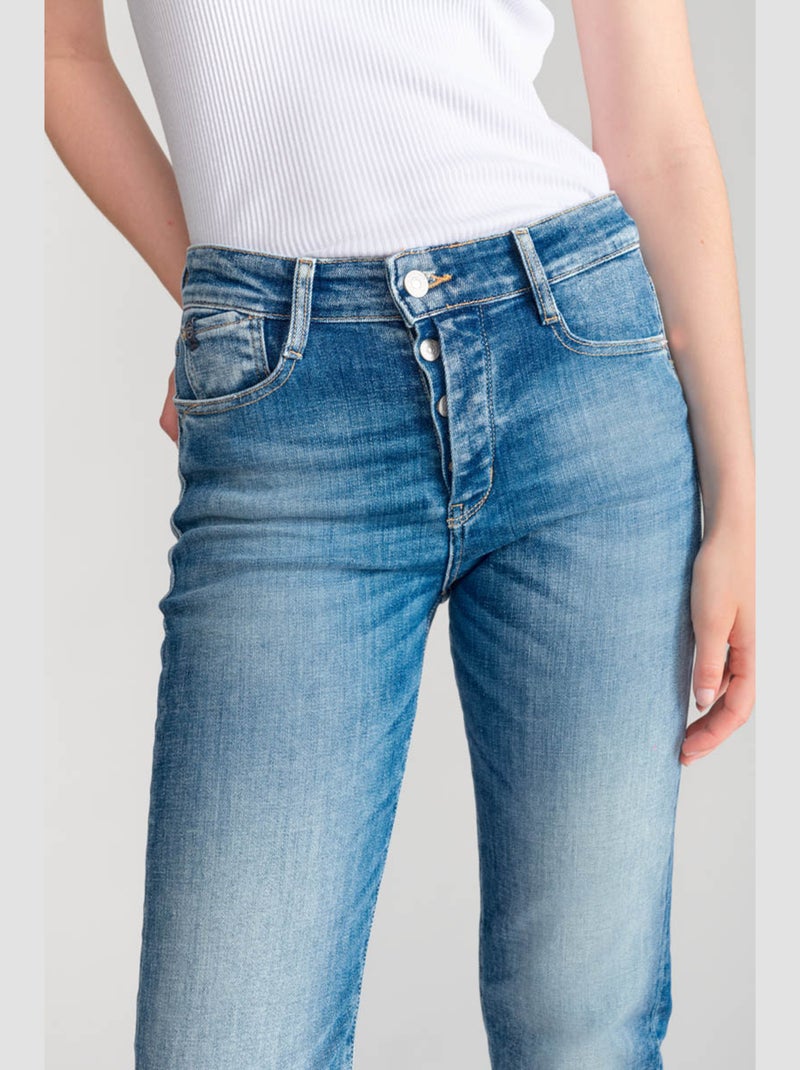 Jeans droite 7/8ème 'Le Temps Des Cerises' Bleu - Kiabi