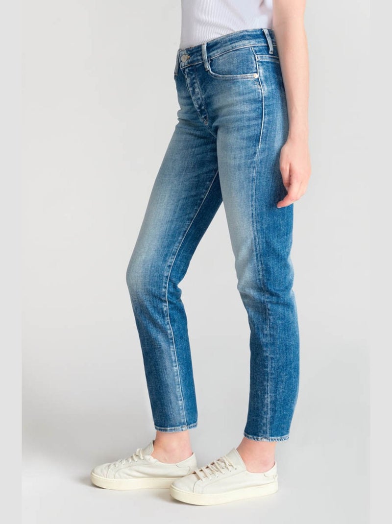 Jeans droite 7/8ème 'Le Temps Des Cerises' Bleu - Kiabi