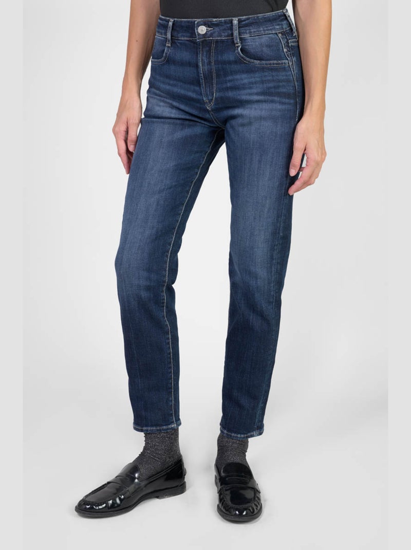 Jeans droite 7/8ème 'Le Temps Des Cerises' Bleu - Kiabi