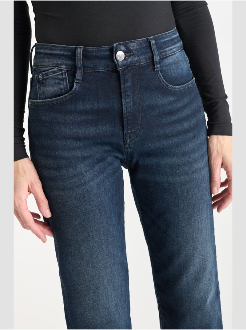 Jeans droite 7/8ème 'Le Temps Des Cerises' Bleu - Kiabi