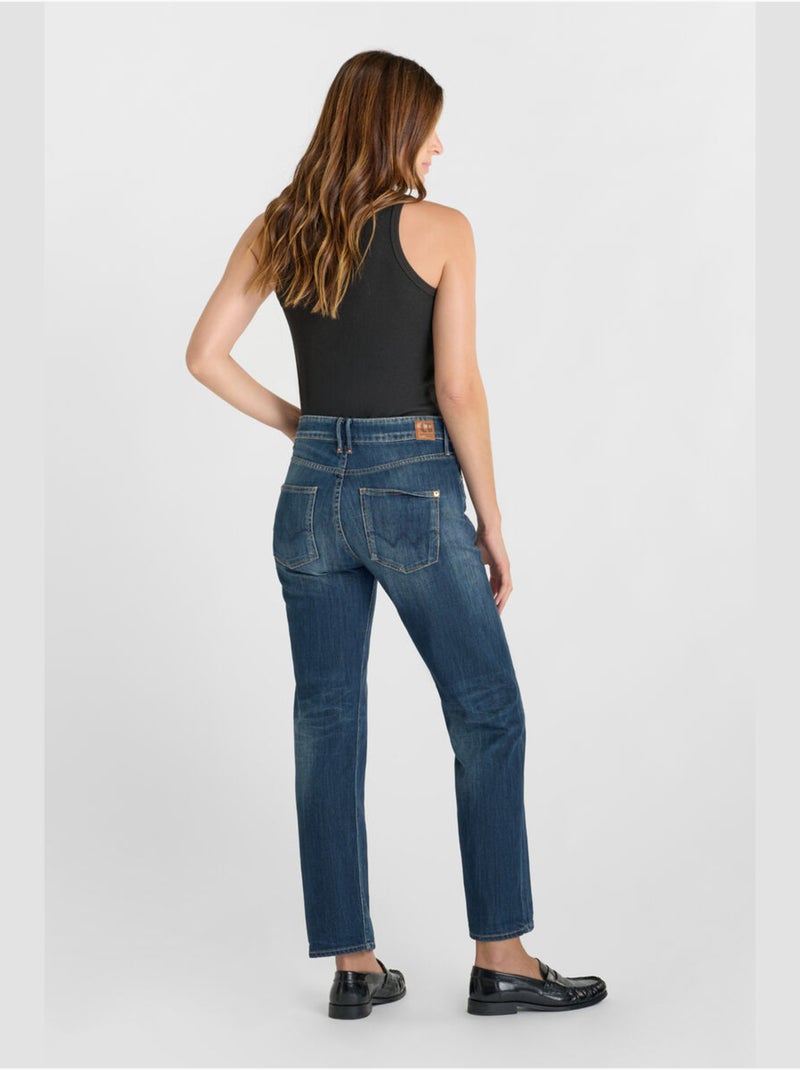 Jeans droite 7/8ème 'Le Temps Des Cerises' Bleu - Kiabi