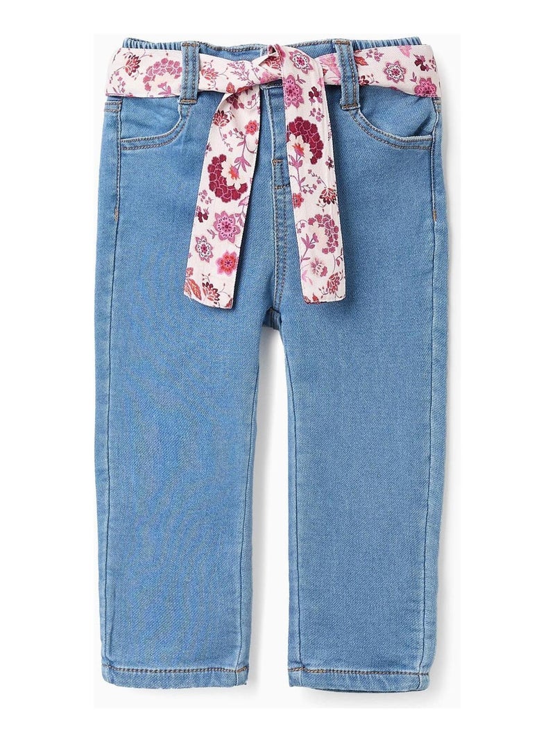 Jeans évasé, avec ruban ISTANBUL Bleu - Kiabi