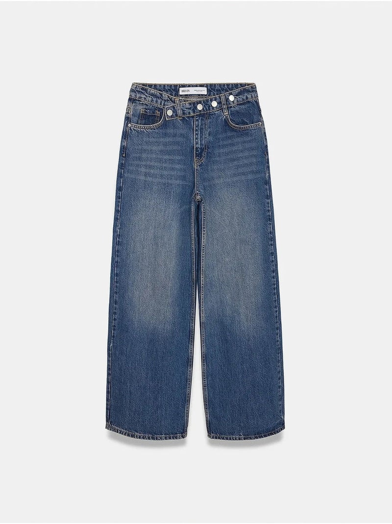 Jeans femme dilvin Bleu saphir - Kiabi