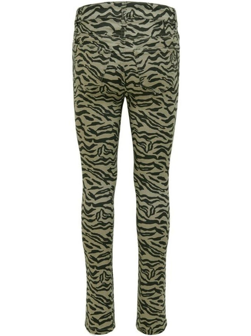 Jeans Fille Kids Only Vert kaki clair - Kiabi