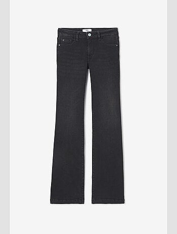 Jeans flare Four taille haute noir N°1 'Le Temps Des Cerises'