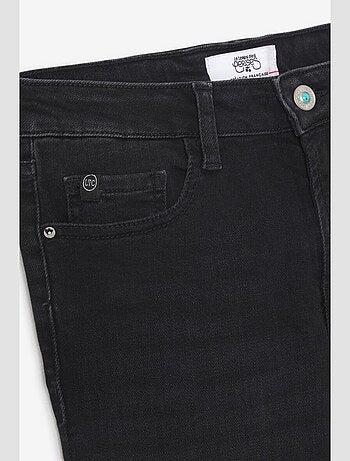 Jeans flare Four taille haute noir N°1 'Le Temps Des Cerises'
