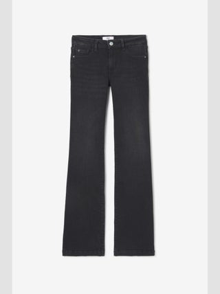 Jeans flare Four taille haute noir N°1 'Le Temps Des Cerises'