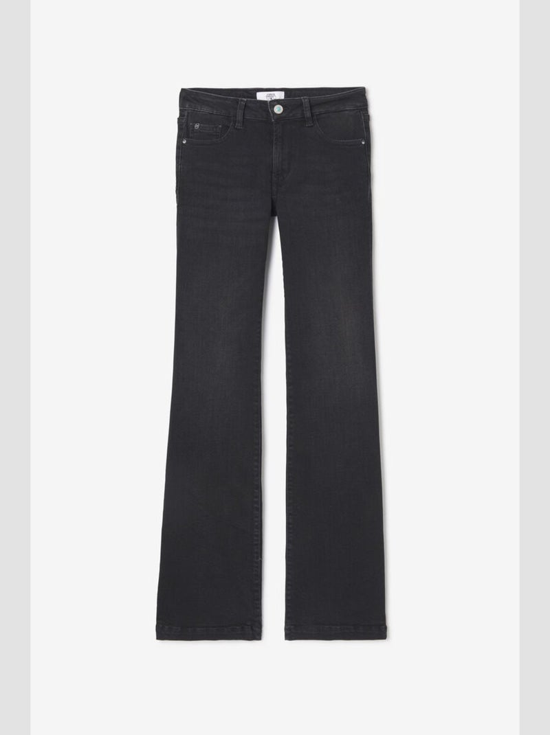 Jeans flare Four taille haute noir N°1 'Le Temps Des Cerises' Noir - Kiabi