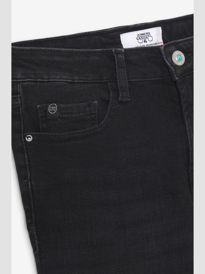 Jeans flare Four taille haute noir N°1 'Le Temps Des Cerises' Noir - Kiabi