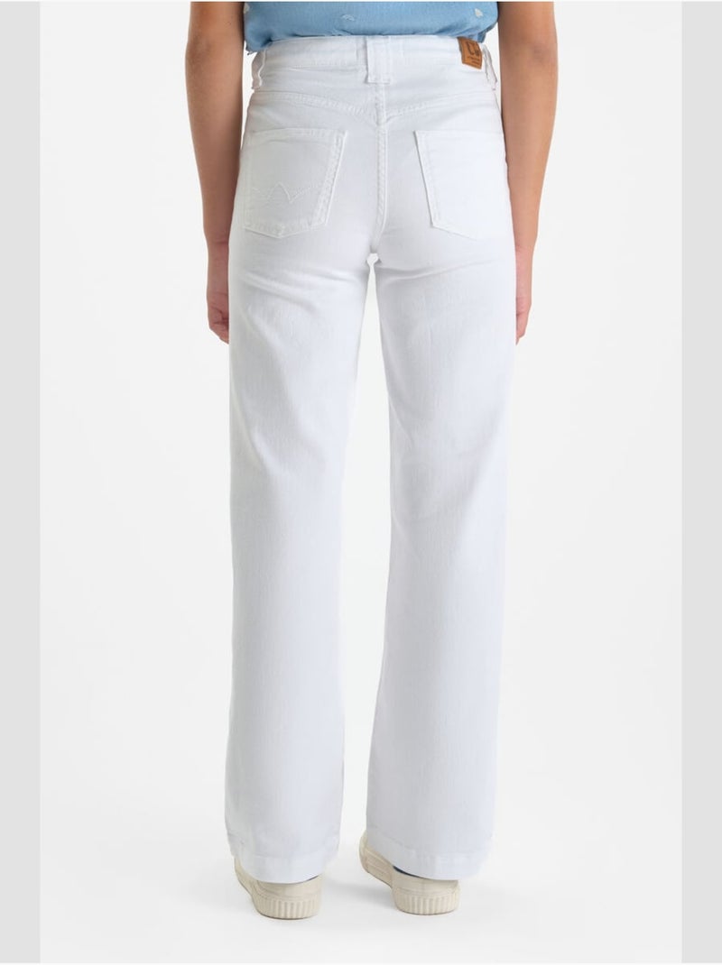 Jeans flare 'Le Temps Des Cerises' Blanc - Kiabi