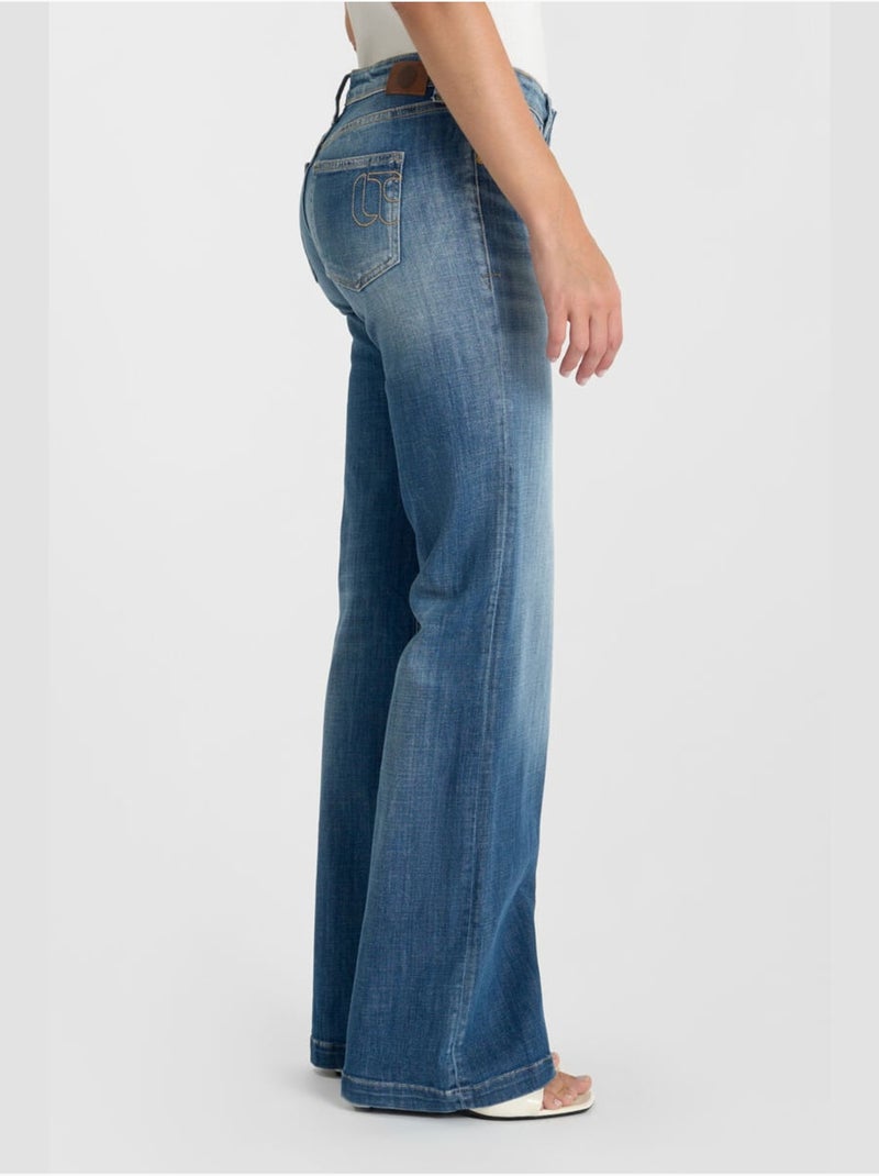 Jeans flare 'Le Temps Des Cerises' Bleu - Kiabi