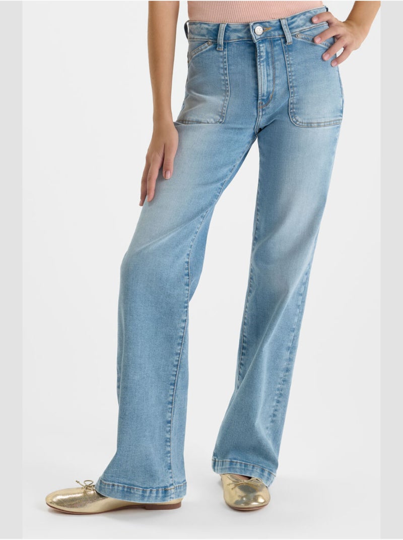 Jeans flare 'Le Temps Des Cerises' Bleu - Kiabi