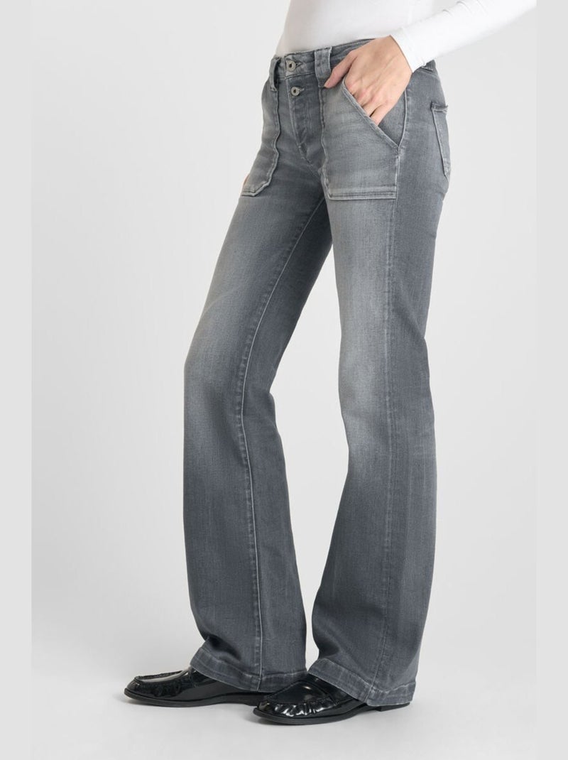 Jeans flare 'Le Temps Des Cerises' Gris - Kiabi