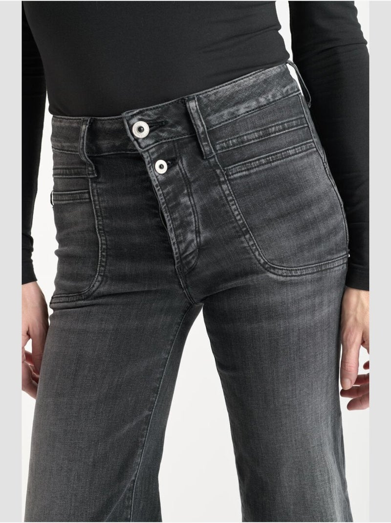 Jeans flare 'Le Temps Des Cerises' Noir - Kiabi