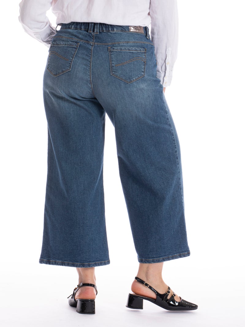 Jeans flare stretch OBWIDE2 'OBER' Bleu - Kiabi