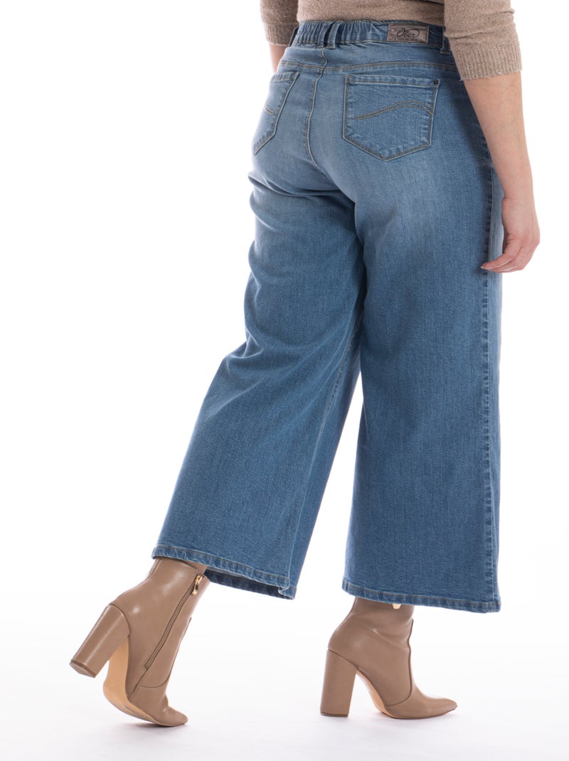 Jeans flare stretch OBWIDE3 'OBER' Bleu - Kiabi