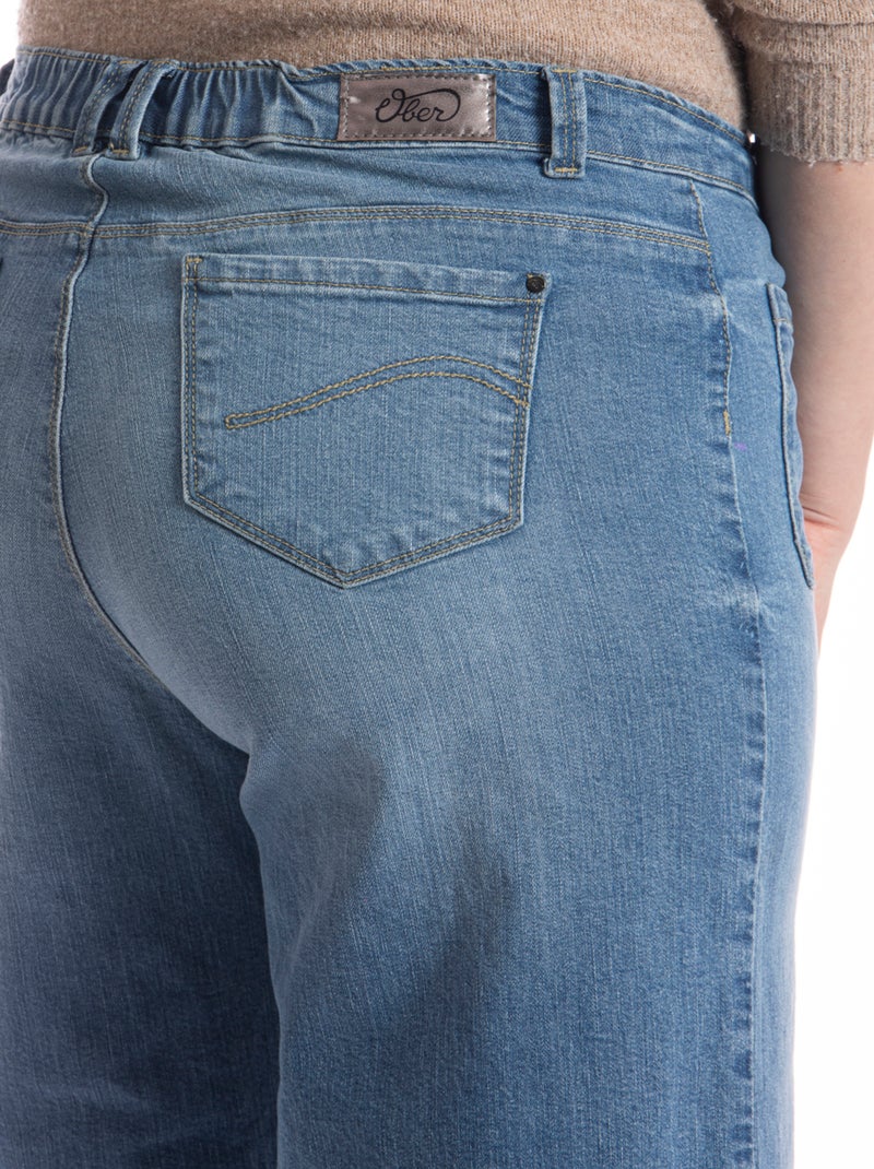Jeans flare stretch OBWIDE3 'OBER' Bleu - Kiabi