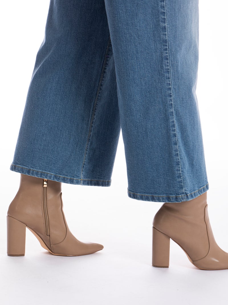 Jeans flare stretch OBWIDE3 'OBER' Bleu - Kiabi
