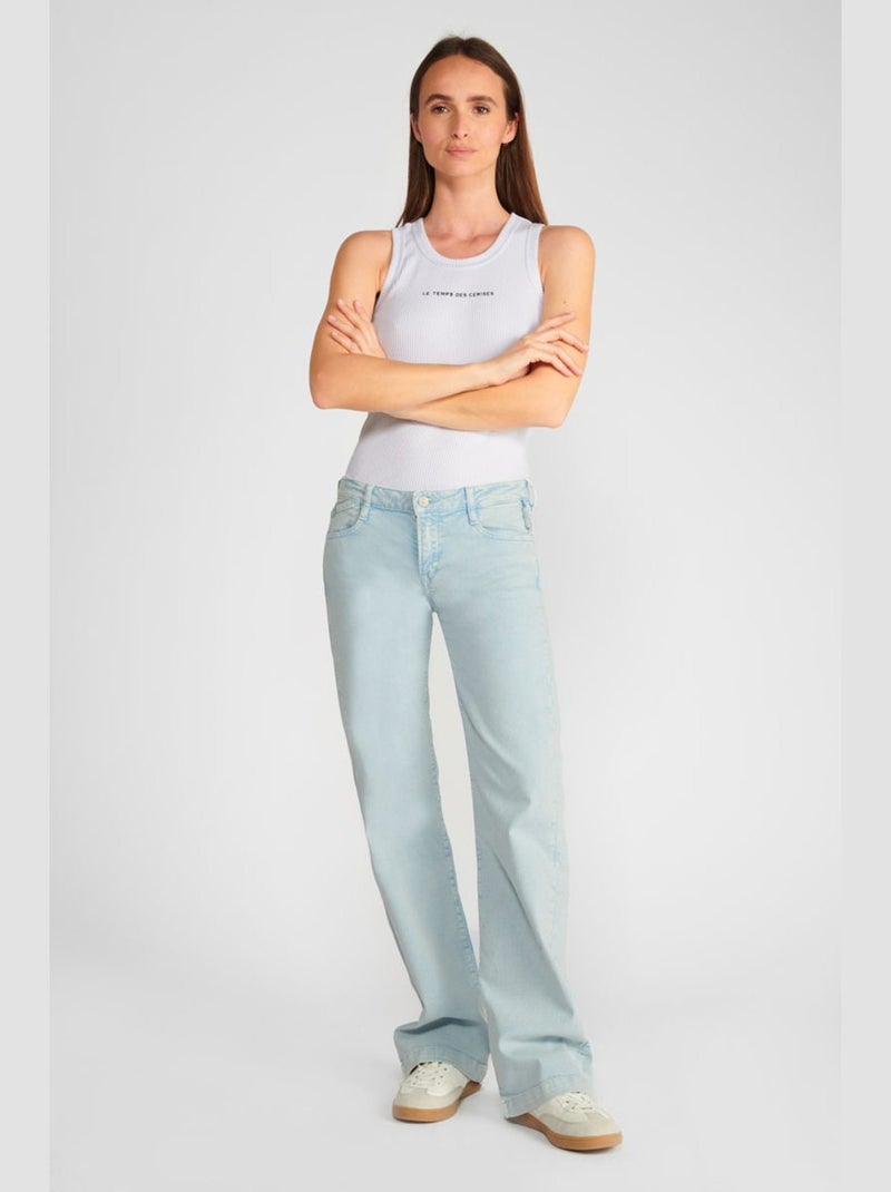 Jeans flare très évasé 'Le Temps Des Cerises' Bleu - Kiabi