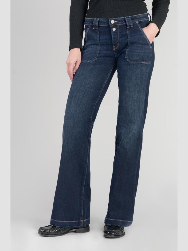 Jeans flare très évasé 'Le Temps Des Cerises' Bleu - Kiabi