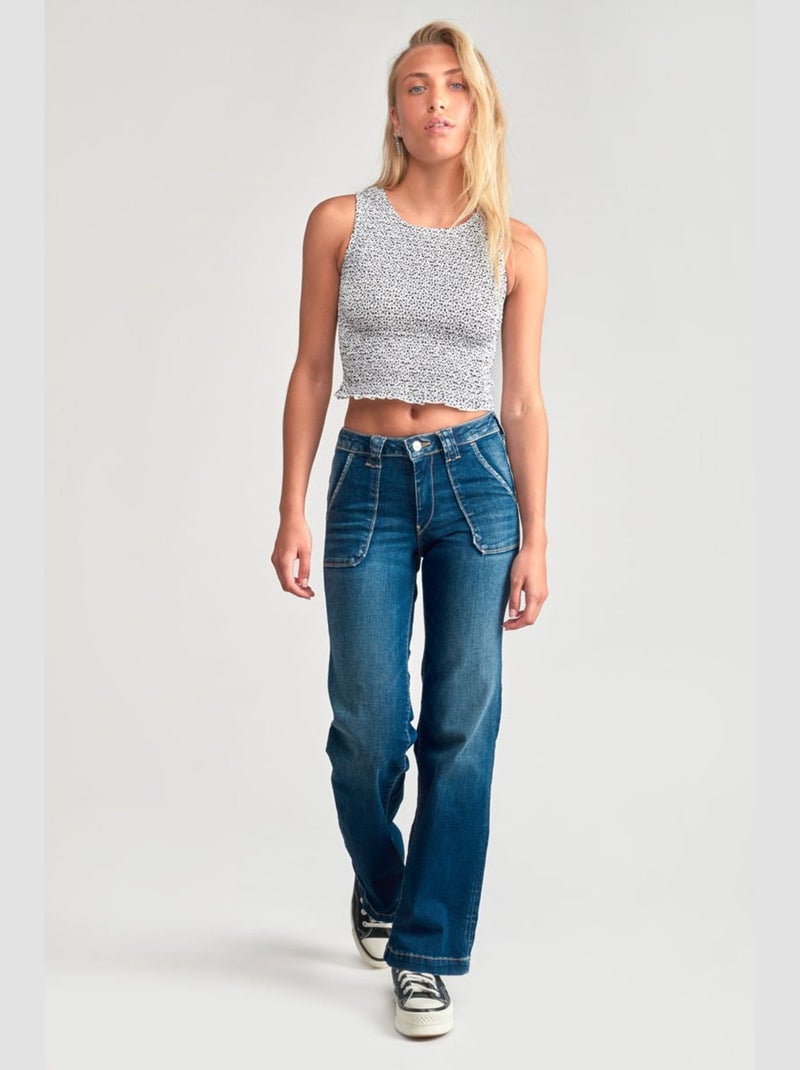 Jeans flare très évasé 'Le Temps Des Cerises' Bleu - Kiabi