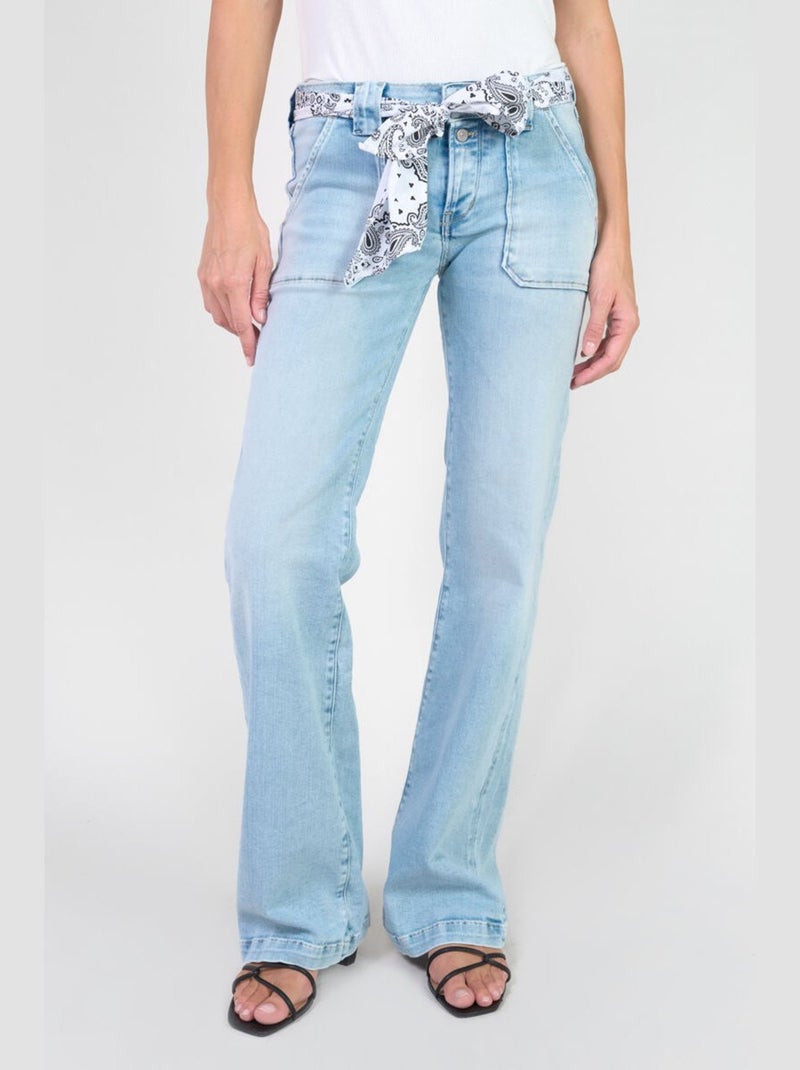 Jeans flare très évasé 'Le Temps Des Cerises' Bleu - Kiabi