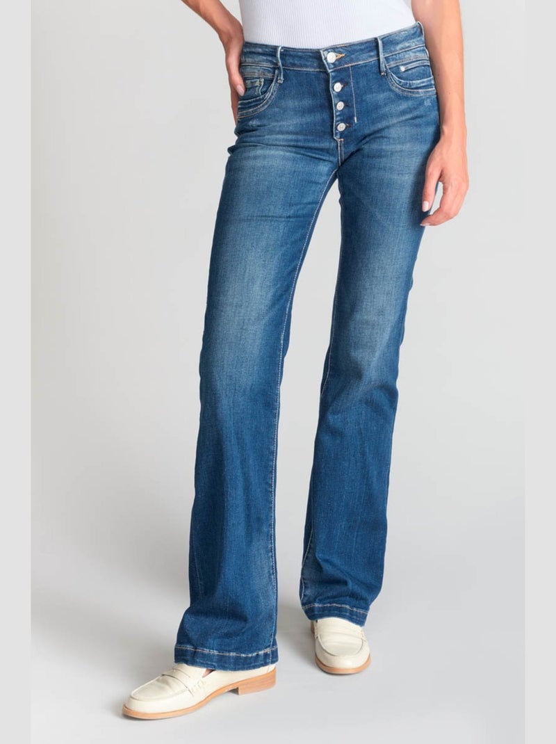 Jeans flare très évasé 'Le Temps Des Cerises' Bleu - Kiabi