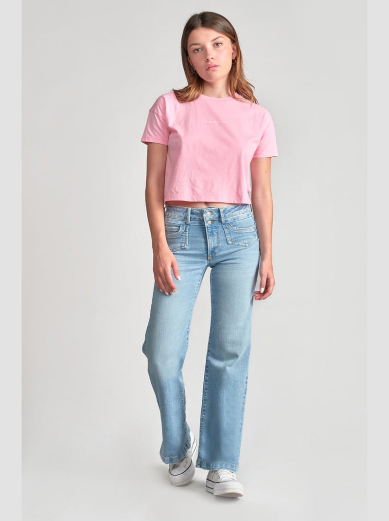 Jeans flare très évasé 'Le Temps Des Cerises' Bleu - Kiabi