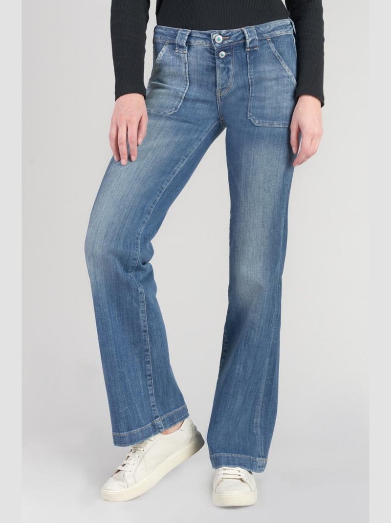 Jeans flare très évasé 'Le Temps Des Cerises' Bleu - Kiabi