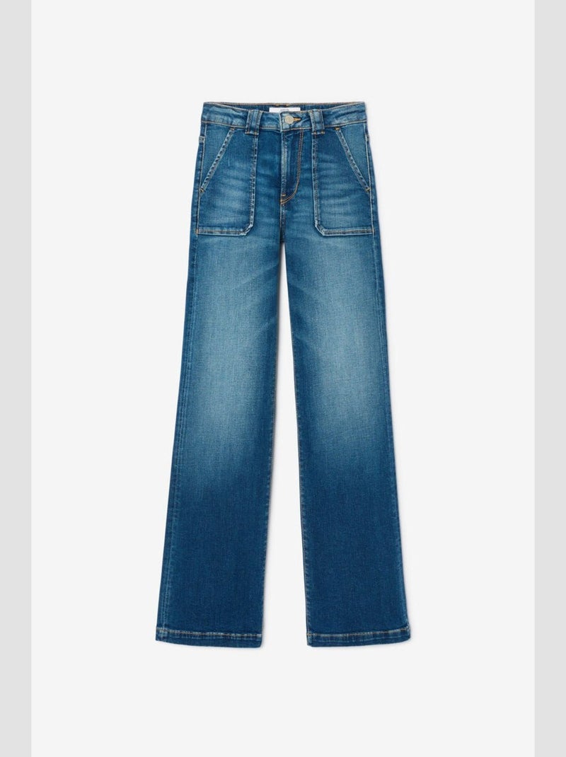 Jeans flare très évasé 'Le Temps Des Cerises' Bleu - Kiabi
