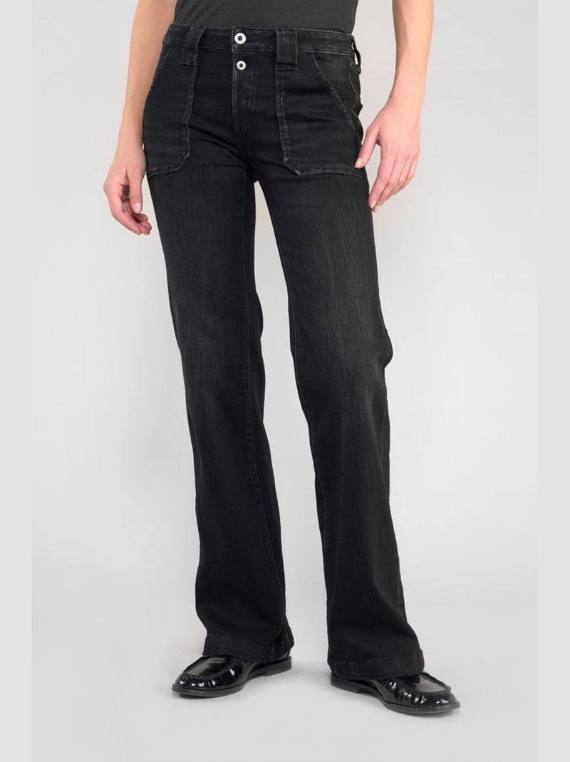 Jeans flare très évasé 'Le Temps Des Cerises' Noir - Kiabi