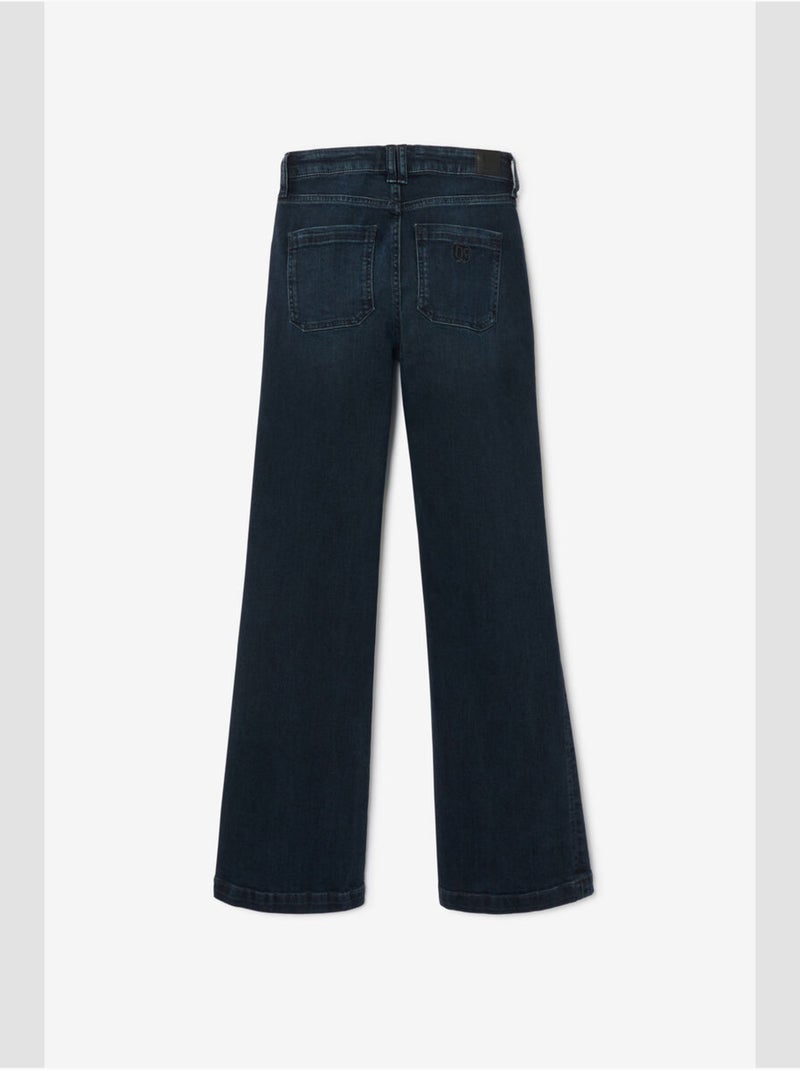 Jeans FLAREPO flare 'Le Temps Des Cerises' Bleu - Kiabi