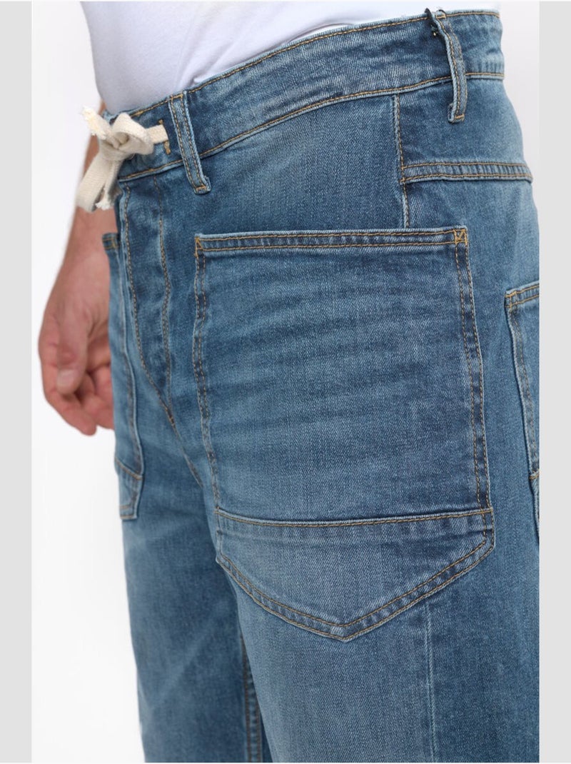 Jeans HOBO loose large 'Le Temps Des Cerises' Bleu - Kiabi