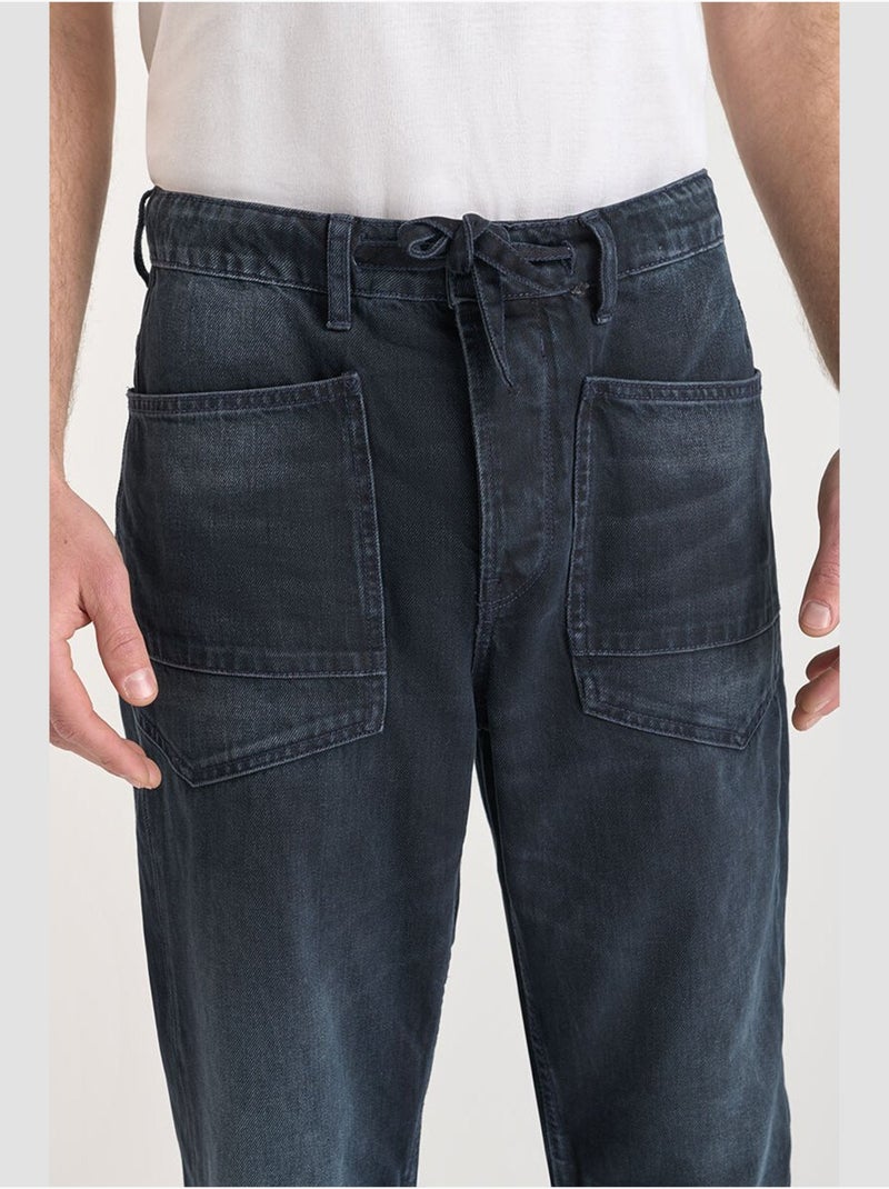 Jeans HOBO loose large 'Le Temps Des Cerises' Bleu - Kiabi