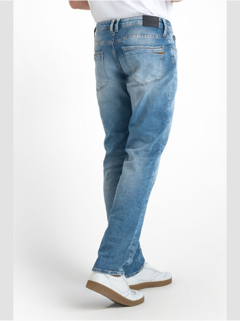 Jeans jogg 800/12 regular droite 'le temps des cerises' Bleu - Kiabi