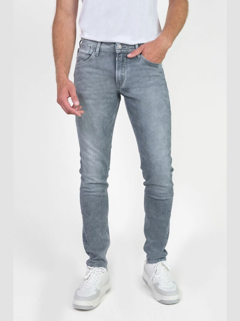 Jeans jogg 800/12 regular regular droit 'Le Temps Des Cerises' Gris - Kiabi